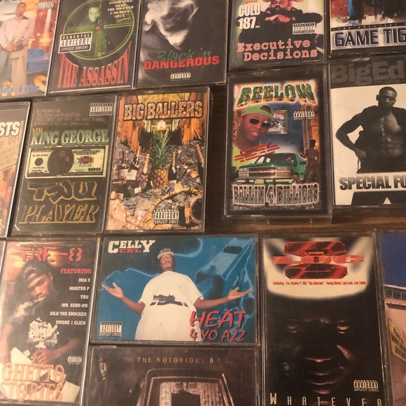 BUNDLE DEAL VINTAGE RAP MUSIC ALL KINDS NEW CASSETTE TAPES LOOK CLOSELY ZOOM IN - Picture 8 of 16